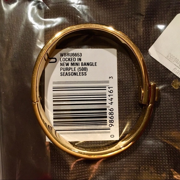 NWT Gold-tone Kate spade New York Locked In bangle - Picture 2 of 2
